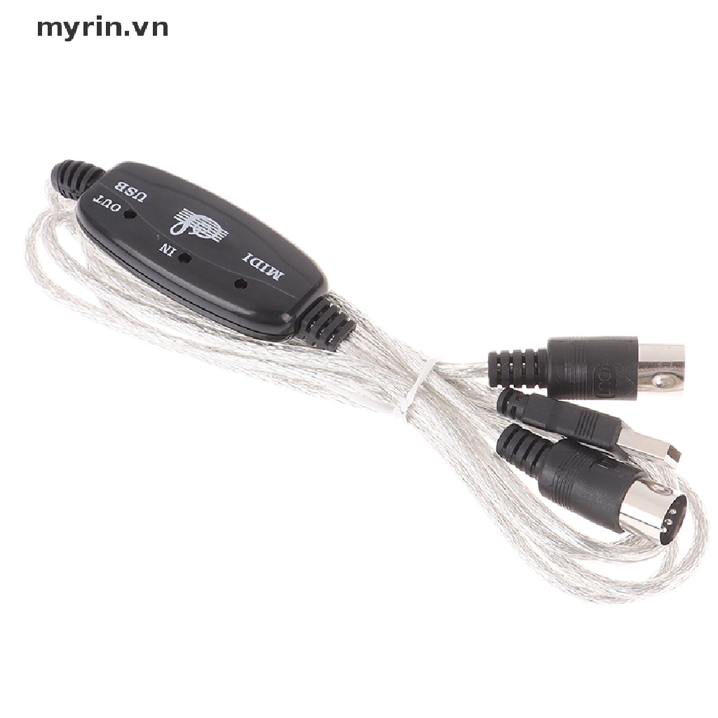 Dây Cáp Chuyển Đổi Cổng USB Sang Cổng MIDI Cho Bàn Phím Âm Nhạc Máy Tính
