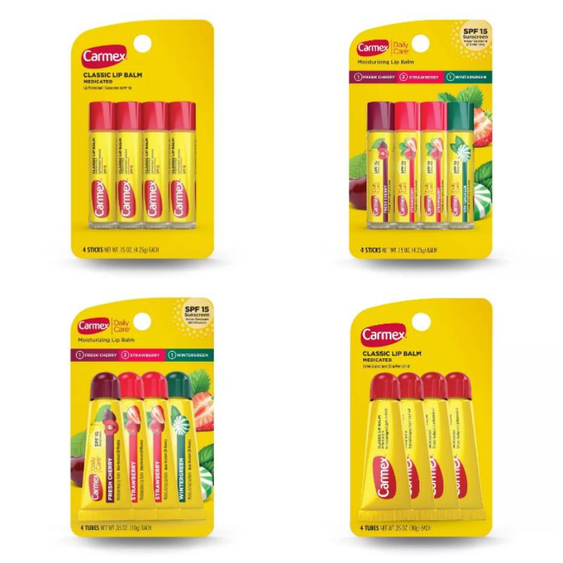 SET 4 TUÝP SON DƯỠNG CAMEX LIP BALM | BigBuy360 - bigbuy360.vn