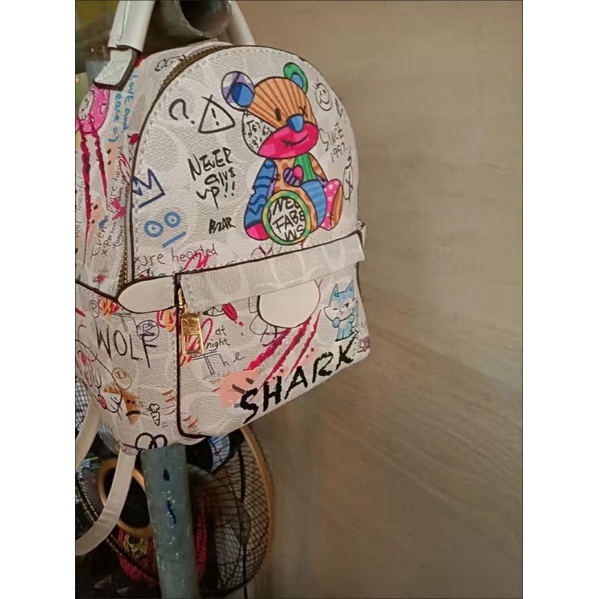 Balo mini Mack Jakors hoạ tiết gấu ba lô túi ulzzang 2022