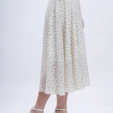 [Mã WABRLOW5 giảm 15% đơn 300K] Chân váy dáng xoè Yody thanh lịch hoạ tiết chấm bi nhí, trẻ trung mới lạ - Mã: CVN4236 | BigBuy360 - bigbuy360.vn