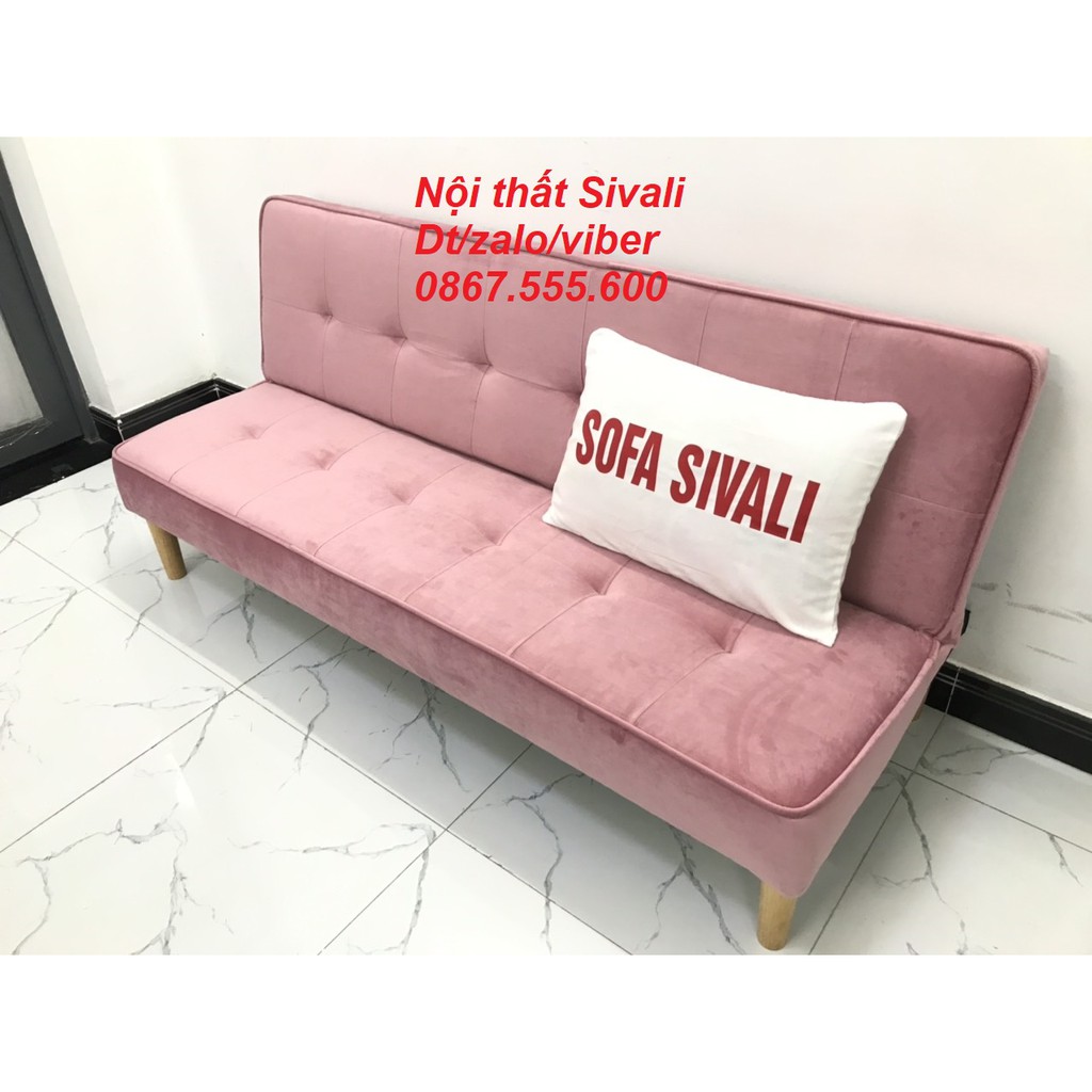 SFB07-Bộ ghế sofa giường 1m7x90, sofa phòng khách Sivali, salon, sopha, sa lông, sô pha