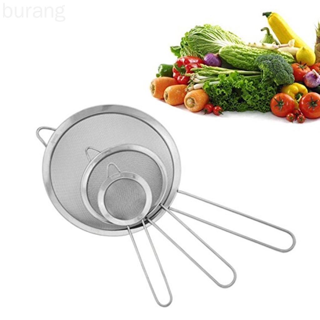 Rây lọc bằng thép không gỉ an toàn tiện dụng cho nhà bếp