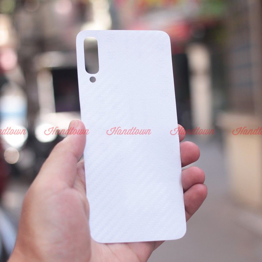 Miếng dán lưng vân carbon, các bon Galaxy A70