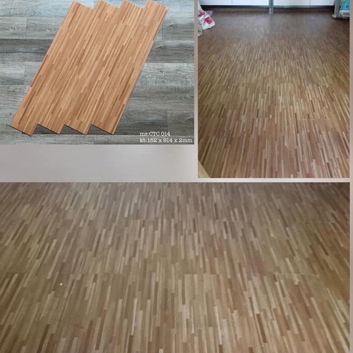 Sàn nhựa giả gỗ - Vật liệu thông minh chỉ 11.500đ/tấm