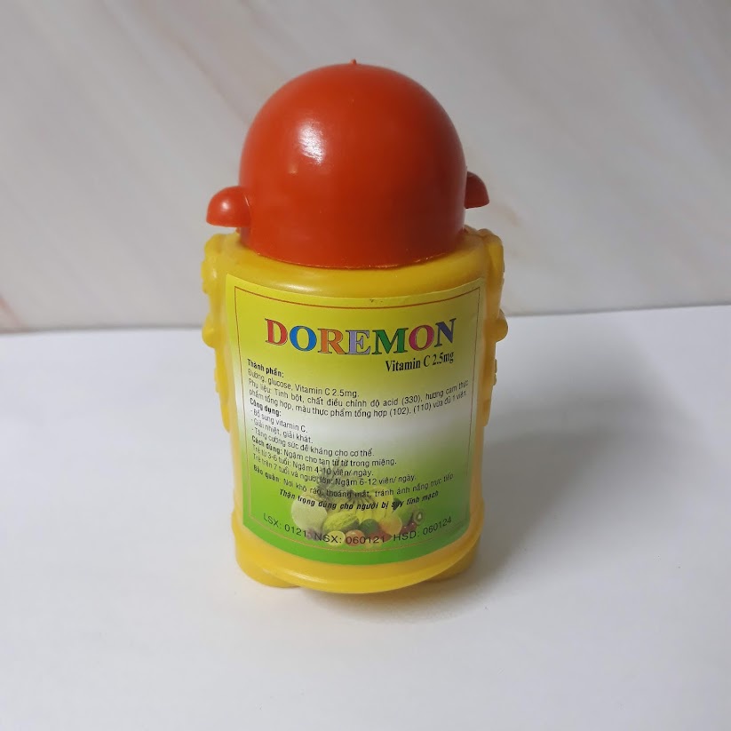 Viên kẹo ngậm C DOREMON lọ 50 viên