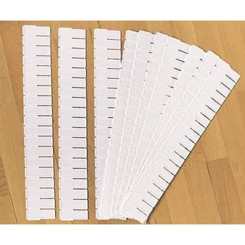 Vách chia ngăn kéo tủ thông minh bằng nhựa, thanh chia ngăn tủ, set 4 thanh ( size 32*7)