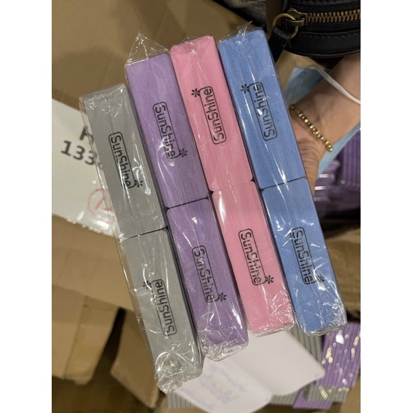 Phao sun làm nail 2 mặt xốp