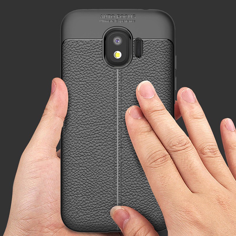 Ốp Lưng Auto Focus Vân Da Cho Samsung J4