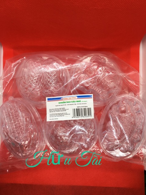 COMBO 10 KHUÔN RAU CÂU NHỎ