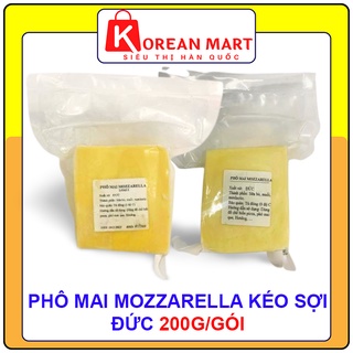 Phô mai kéo sợi Mozzarella Đức tảng 200g
