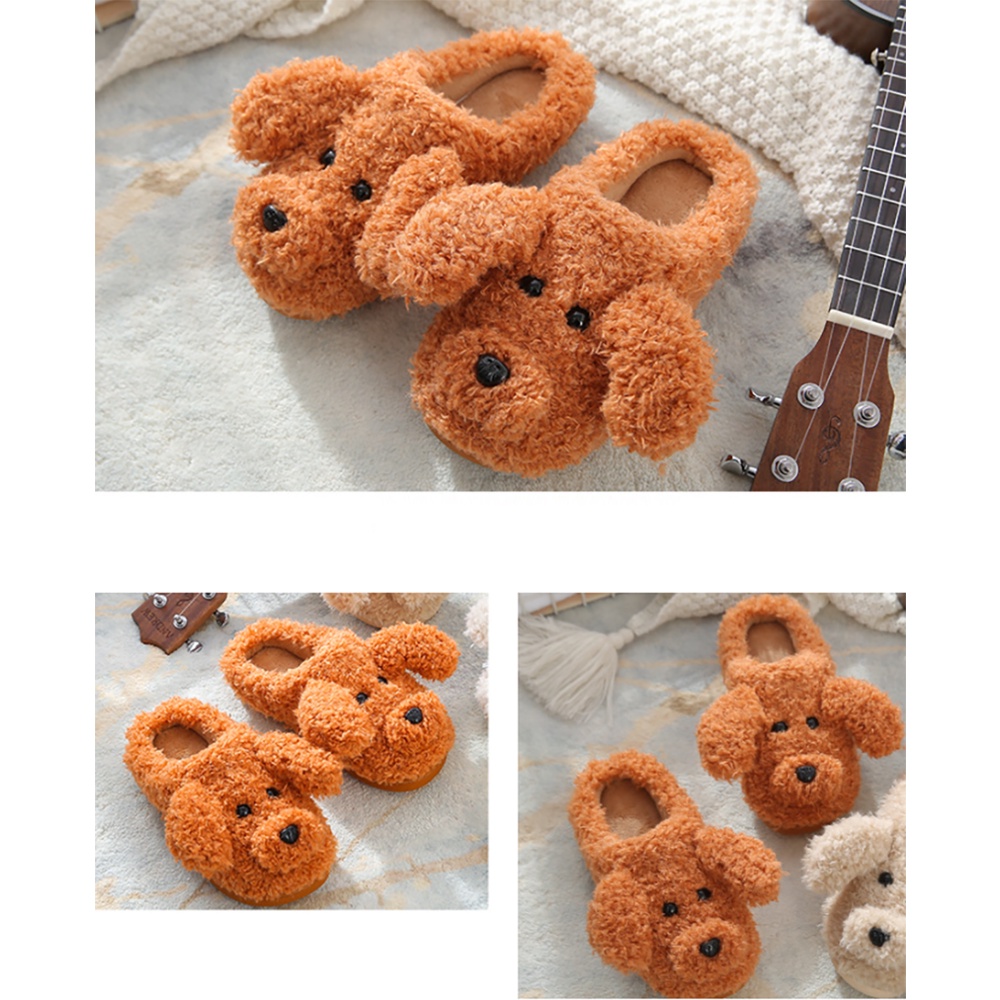Dép Bông Poodle Siêu Dễ Thương