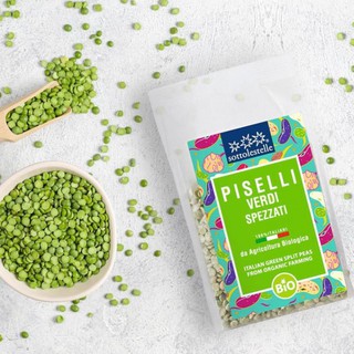 Đậu hà lan hữu cơ đã tách hạt Sottolestelle 400g