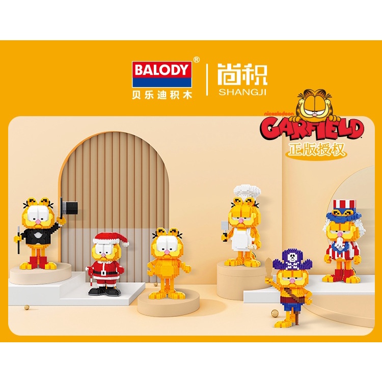 Mô Hình Đồ Chơi Nhân Vật Hoạt Hình Mèo garfield 18178