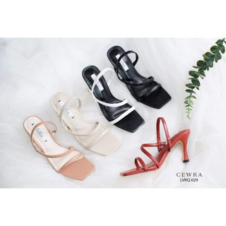 Sandal Cewra cao gót, gót nhọn 7 phân