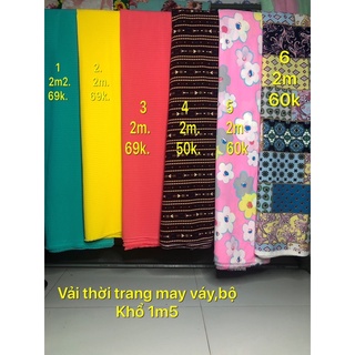 Vải khúc đủ loại