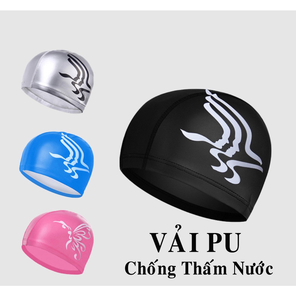 COMBO Mũ Bơi Bọc Da PU và Kính Bơi Bịt Tai Liền Cao Cấp – Tặng Kèm Bịt Mũi và Bịt Tai Rời Tiện Dụng – Chính Hãng Amalife