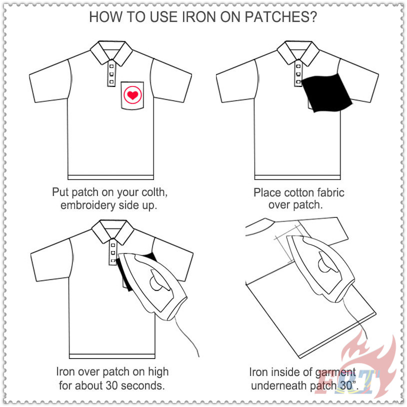 ✿ Thương Hiệu Thời Trang: Chupa Chups Sắt Trên Vá ✿ 1 Sticker Ủi Thêu Hình Huy Hiệu