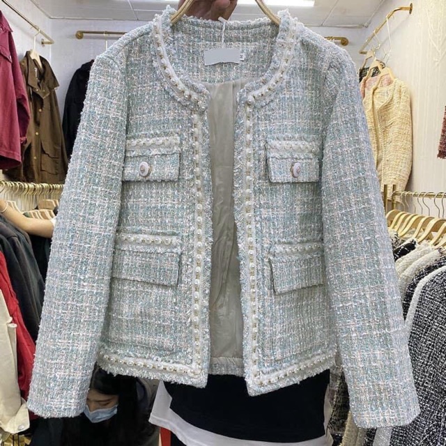 Áo dạ tweed Quảng Châu Cao Cấp