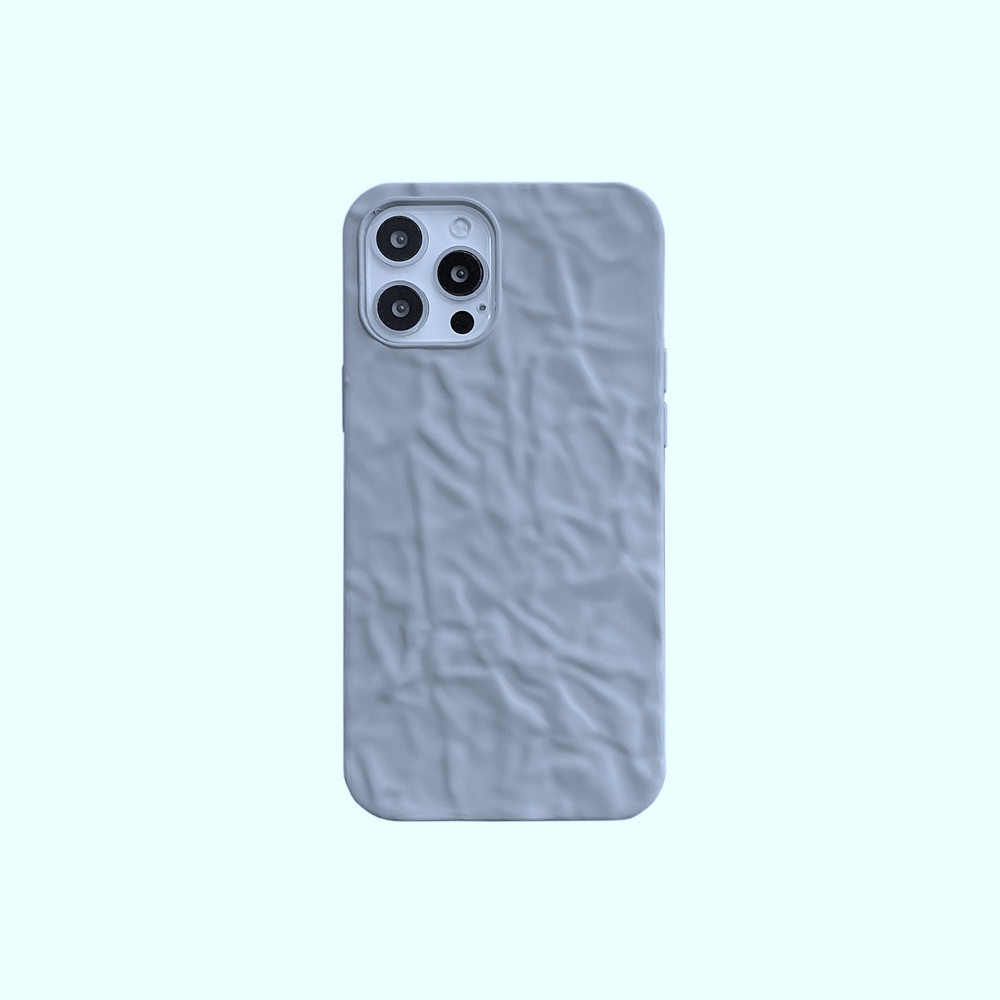 Thời Trang Ốp Điện Thoại Mềm Họa Tiết Giấy Thiếc Màu Xám Bí Ngô Cho iphone 15 14 12 11 13 pro max mini xr x xs 7 8 plus
