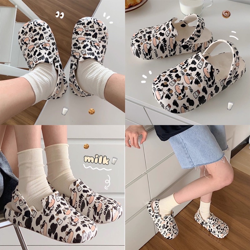 DÉP CROSS ĐỤC LỖ SIÊU ÊM IN HÌNH DỄ THƯƠNG