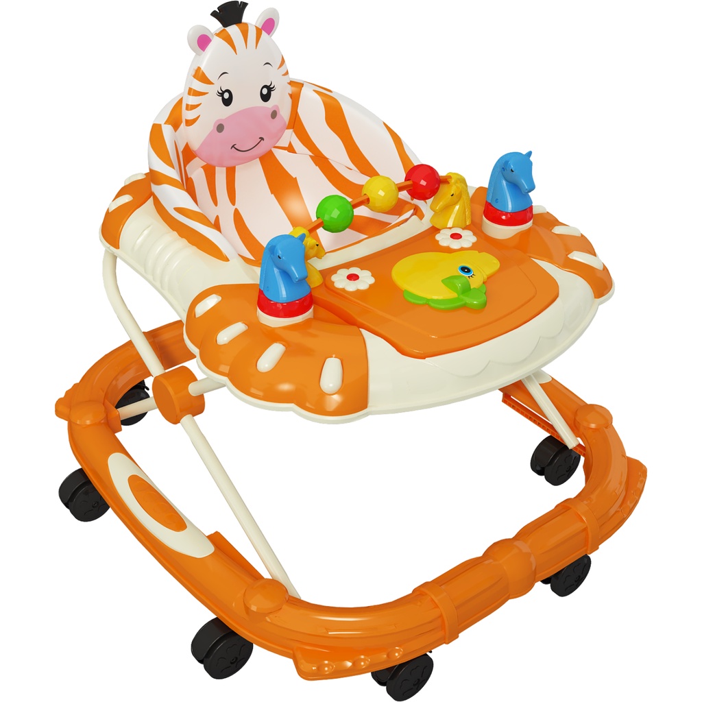 Xe Tập Đi Nhựa Chợ Lớn L4 Ngựa Vằn Con  Cho Bé Từ 6 đến 12 Tháng - M1773A-XTĐ