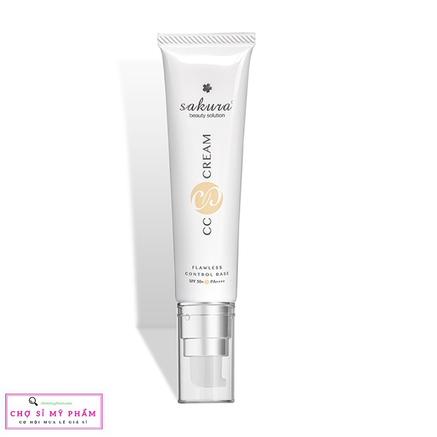 [DEAL SỐ]] Kem trang điểm Sakura CC Cream Flawless Control Base SPF50+ PA++++ 40ml
