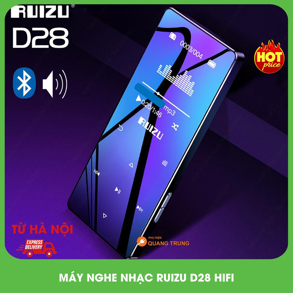 Máy nghe nhạc ruizu D28,lossless,loa ngoài