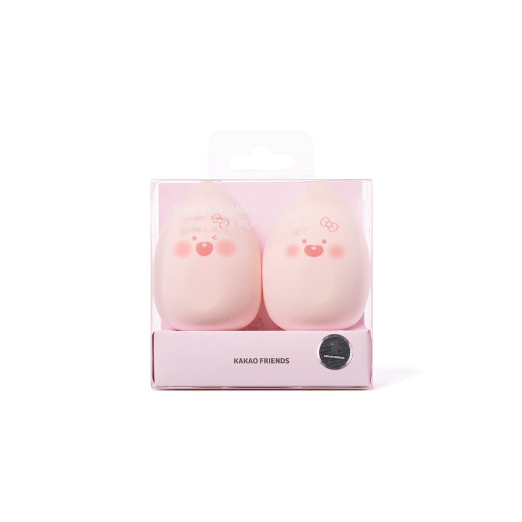 Set 2 Mút Tán Kem Nền Baby Dreaming Kakao Friends Apeach