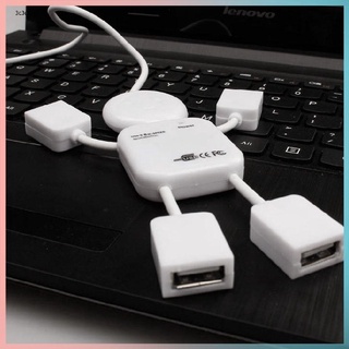 ✨chất lượng cao✨Humanoid 4 Port Hub High-Speed USB 2.0 Splitter Cable Adapter for Laptop PC