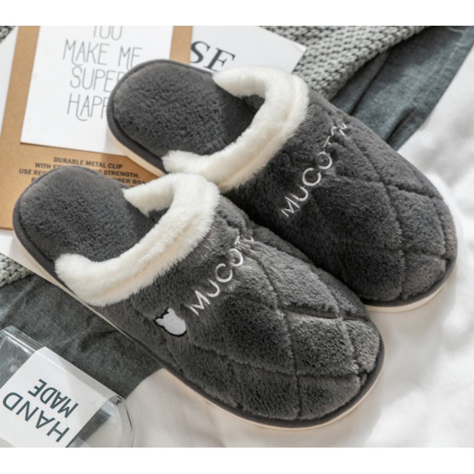 Dép Lông NineRed Giữ Ấm Chân Đi Trong Nhà - D43