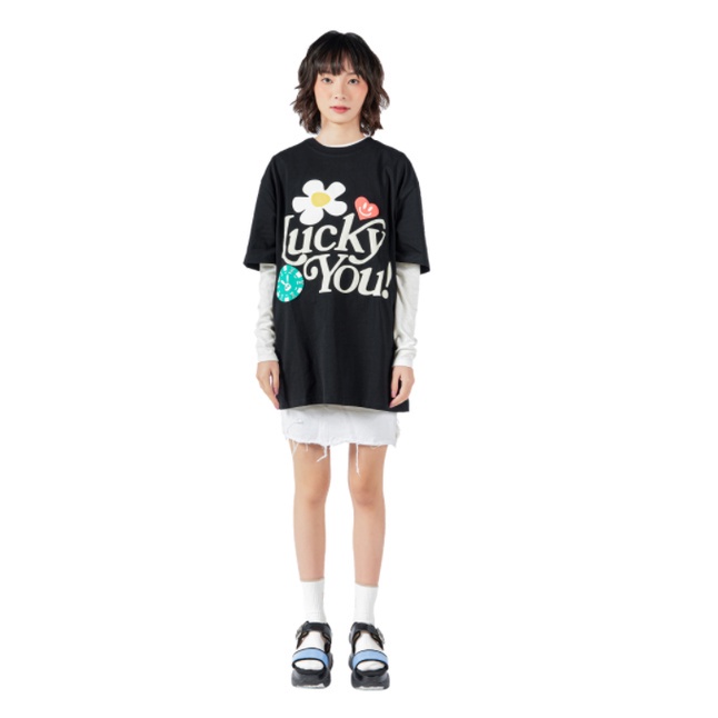 Áo thun Nam Nữ Bad Rabbit LUCKY YOU 100% Cotton - Local Brand Chính Hãng