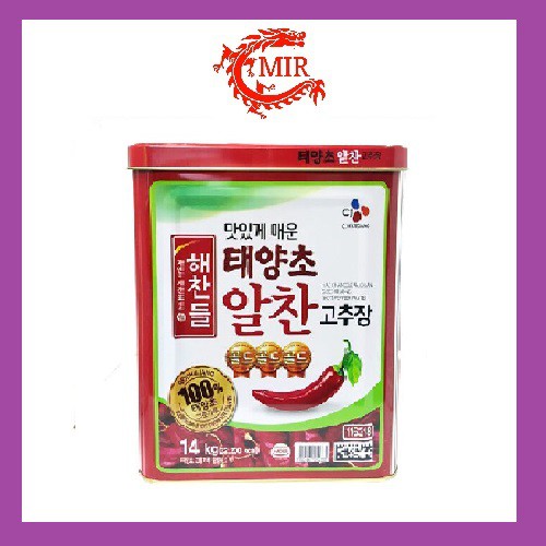 Tương ớt gochujang thùng sắt CJ 14kg