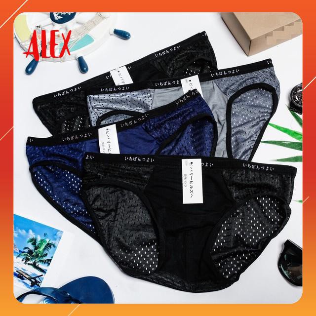 [ Free Ship ] Quần sịp quần lót nam cao cấp chính hãng muji chéo