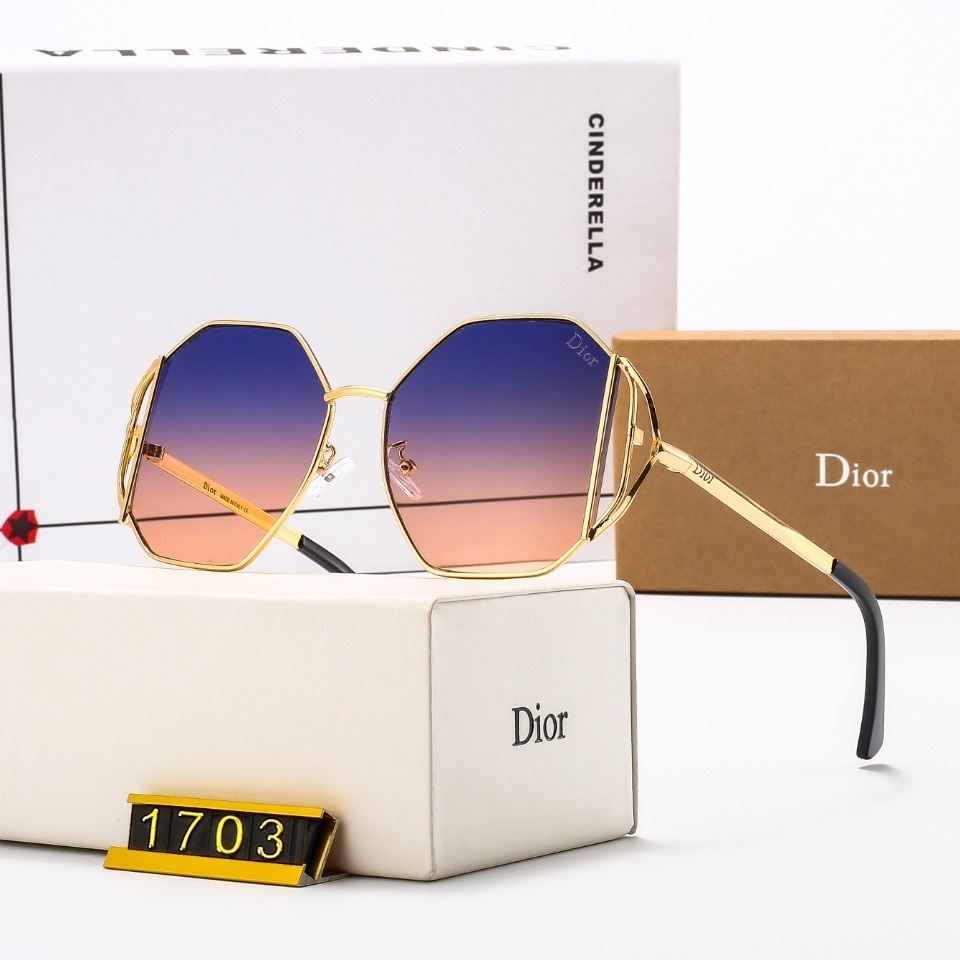 Dior_ Kính râm hàng hiệu dành cho nam và nữ Polarized chính hãng (Có hộp và hộp đựng kính)