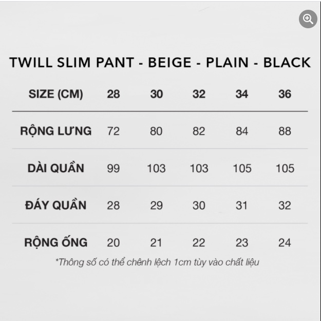 Quần dài nam twill pants màu đen Tum Machines Black - Twill Slim Pant