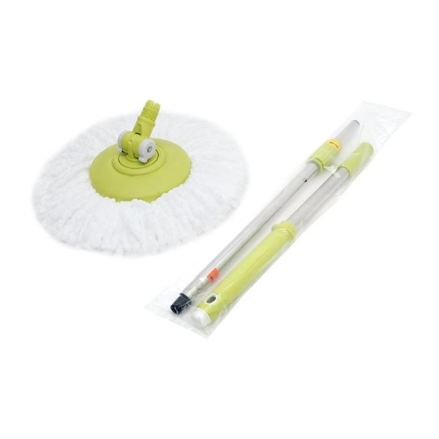 Bộ cây lau nhà xoay tay 360 độ Lock&Lock - Xanh lá - MOP-L003