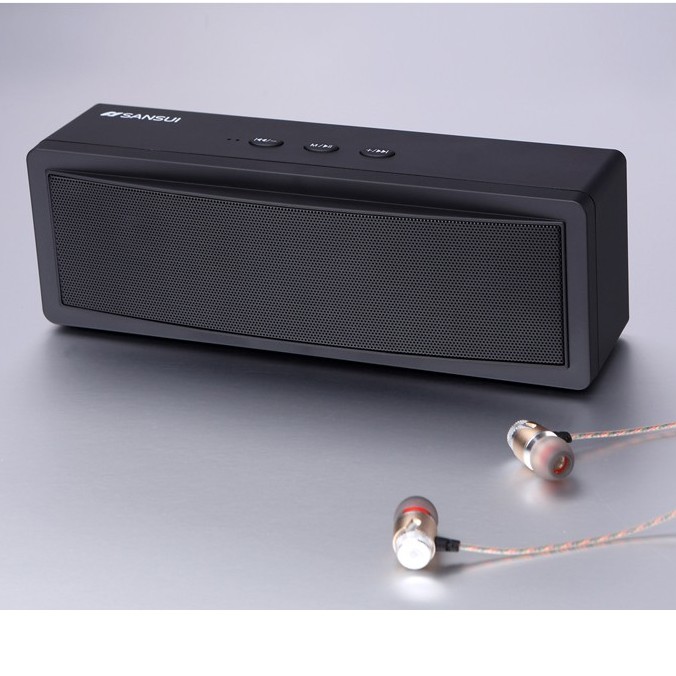 loa Sansui T18 Wireless Bluetooth Speaker 1200mAh Subwoofer Portable Speaker Dual Unit TF Card U Disk