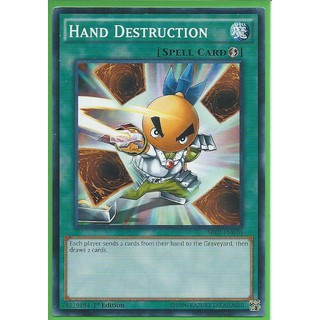 Lá bài thẻ bài Yugioh SR02 -EN030 Hand Destruction