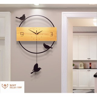 Đồng hồ quả lắc treo tường Bird cao cấp [Best Seller Tony]