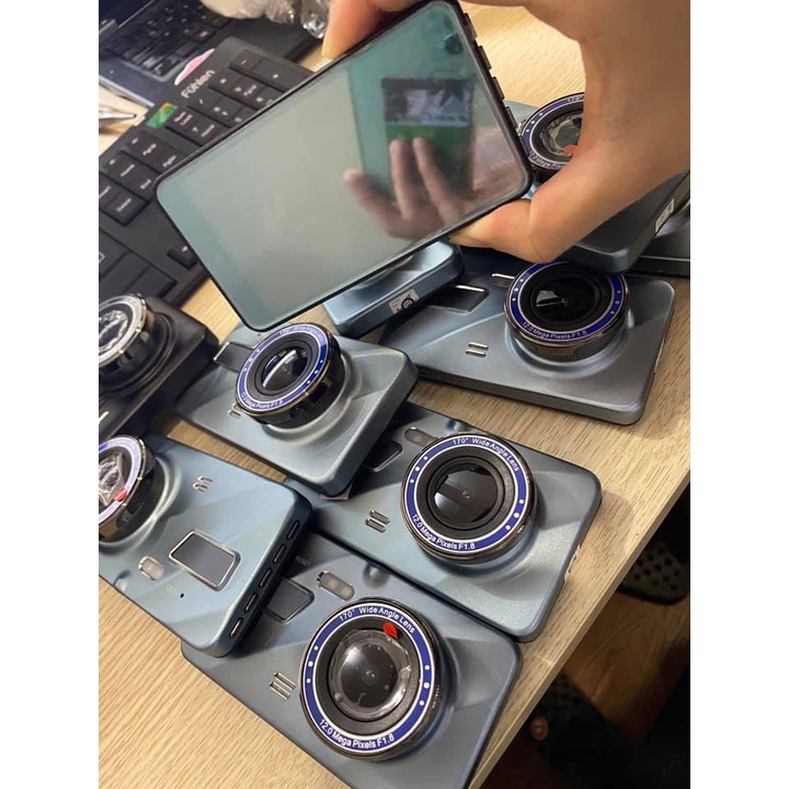 CAMERA HÀNH TRÌNH X4 FULL BOX - MÀN CẢM ỨNG CAM TRƯỚC SAU + TÍCH HỢP CAM LÙI XETABON | BigBuy360 - bigbuy360.vn