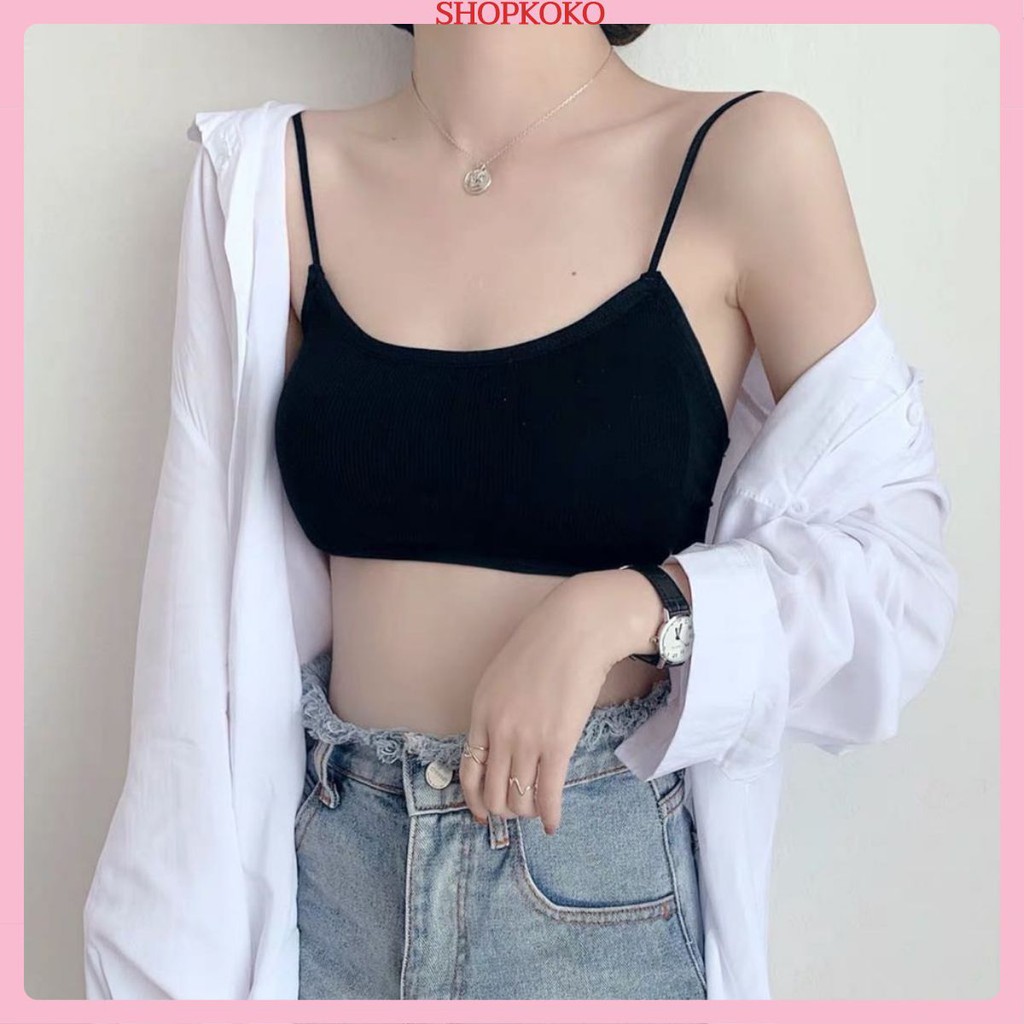 Áo Ngực Cotton Đan Dây Gân Tâm Học Sinh DAN L&U A266 | BigBuy360 - bigbuy360.vn