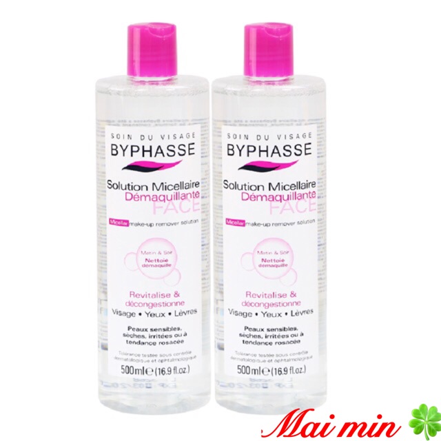 Tẩy trang Byphasse Solution Micallaire Face - 500ml [ Chính Hãng]