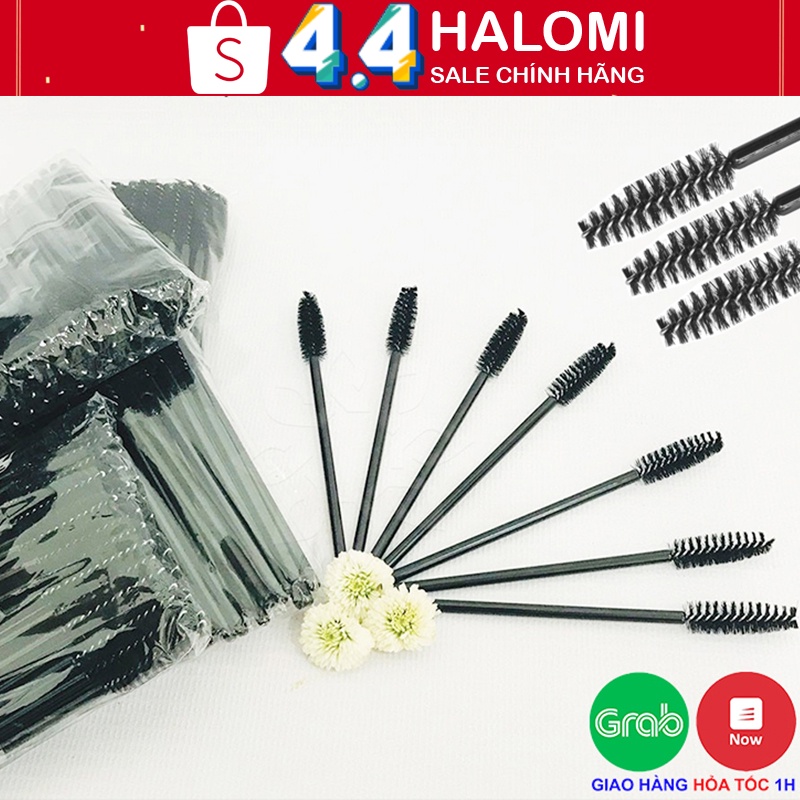 Dụng cụ chải mày chải mi chính hãng HALOMI chuyên dùng cho makeup chải sáp đánh mày