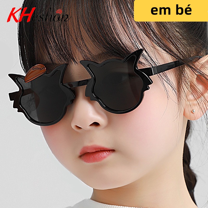 [Kính Xinh Cho Bé] chống nắng cho Bé Lớn hoạt hình mèo dễ thương,Tròng cao cấp chống UV bảo vệ đôi mắt bé yêu mã Y8826