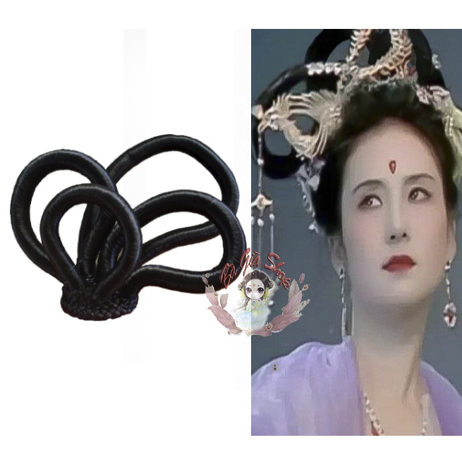Các mẫu búi tóc cổ trang cơ bản tóc giả