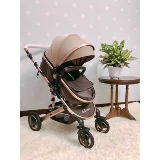 [MẪU MỚI NHẤT 2021 TAY ĐẨY BẰNG DA - RẺ NHẤT] XE ĐẨY BELECOO PREMIUM NÔI 2 CHIỀU 3 TƯ THẾ