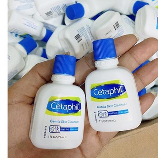 (CHÍNH HÃNG) Sữa rửa mặt làm sạch dịu nhẹ Cetaphil Gentle Skin Cleanser mini size 29ml