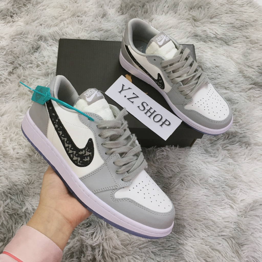 Giày Sneaker 🚚FREESHIP🚚 Giày Thể Thaor JD Cổ Thấp Xám Nam Nữ | BigBuy360 - bigbuy360.vn