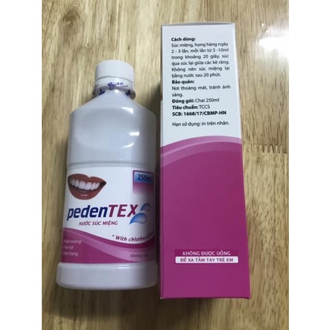 Nước súc miệng pedentex- làm sạch họng, nhiệt miệng, viêm nứa - ảnh sản phẩm 2