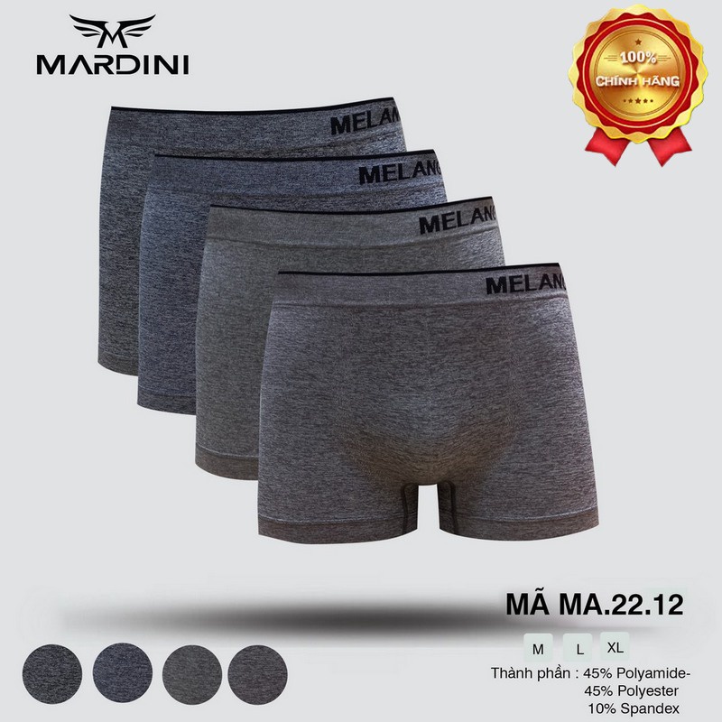 Quần lót Boxer nam cao cấp Melange MA.22.12 có đủ màu